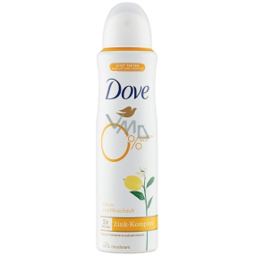 Dove Lemon & Peach deodorant spray for women without aluminium