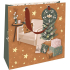 Nekupto Gift paper bag luxury 23 x 23 cm Christmas comfort