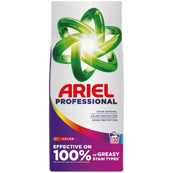 Ariel Professional Color prací prášek pro profesionální použití, 130 dávek, 7,15 kg