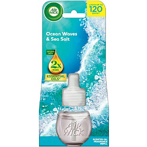Air Wick Essential Oils Ocean Waves & Sea Salt - Ocean and sea salt, electric air freshener refill 19 ml