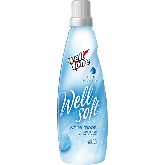 Well Done Wellsoft Fabric Softener White Moon, 1l