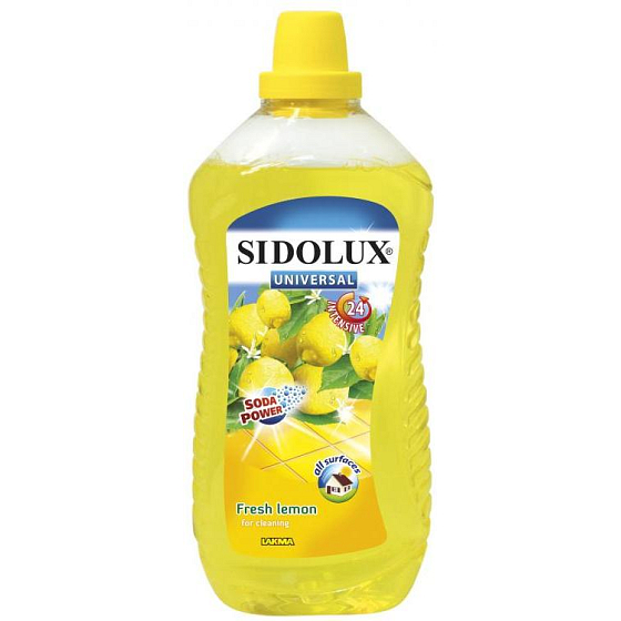 Sidolux Universal Soda Fresh lemon detergent for all washable surfaces and floors 1 l