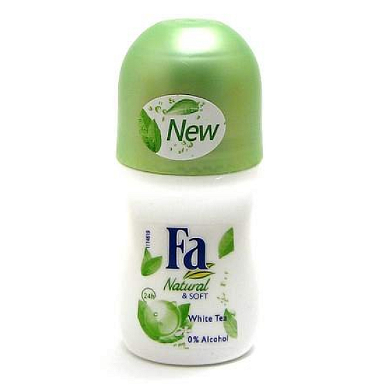 Fa Natural & Pure White tea roll-on ball deodorant for women 50 ml