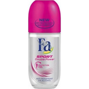 Fa Sport Double Power Sports Fresh 50 ml deodorant roll-on for women