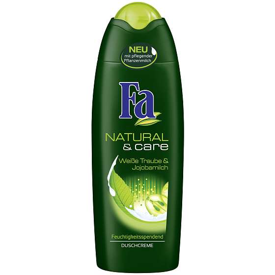 Fa Natural & Care White grape and jojoba milk shower gel 250 ml
