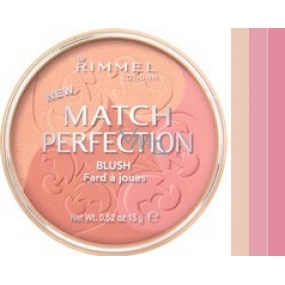 Rimmel London Match Perfection Trio Blusher 001 Light 15 g