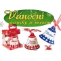 Nekupto Christmas bell named Vendula red