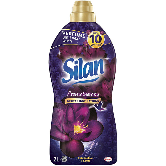 Silan Aromatherapy Nectar Inspirations Patchouli oil & Lotus fabric softener 80 doses 2 l
