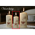 Lima Coffee - Coffee scented candle cream cylinder 40 x 90 mm 1 piece