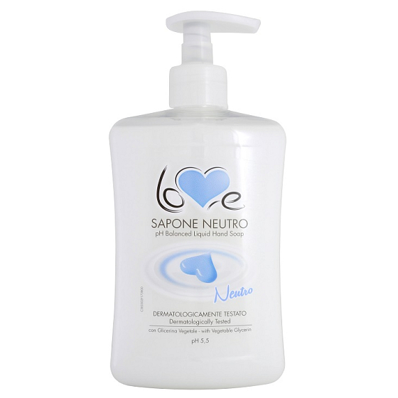 Madel Love Sapone Cremoso Neutro liquid soap with balanced pH 5.5 dispenser 500 ml