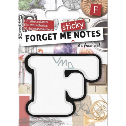 EP Line Forget me sticky note pad letter F - VMD parfumerie - drogerie