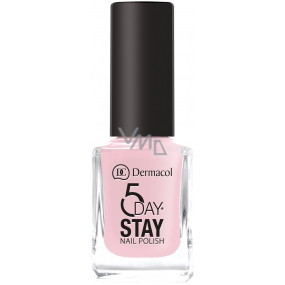 Dermacol 5 Day Stay Long-lasting Nail Polish 06 First Kiss 11 ml