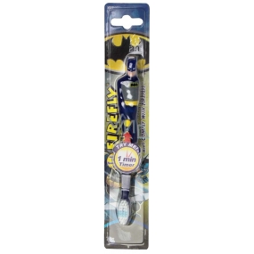 Batman flashing soft toothbrush for kids with 1-minute timer