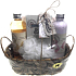 Raphael Rosalee Cosmetics Bella Natura Herbs Mix Shower Gel 200 ml + Body Lotion 200 ml + Bath Salt 300 g + Sponge + Basket, Cosmetic Set
