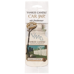 Yankee Candle Clean Cotton - Pure Cotton Paper Classic Car Tag 12 g