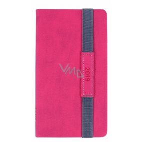 Albi Diary 2019 week with wide elastic band Red 10 x 17,8 x 1,1 cm