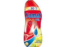 Somat Gold Gel Anti-Grease Lemon & Lime gel with active dishwasher degreaser 990 ml