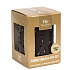 WoodWick Vanilla Bean - Vanilla pod scented candle with wooden wick petite 3 x 31 g + Glowing leaf candlestick, gift set