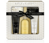 Baylis & Harding Mandarin and Grapefruit liquid body soap 300 ml + shower cream 130 ml + soap 150 g + hand and body lotion 130 ml + small white terry towel, cosmetic set