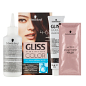 Schwarzkopf Gliss Color hair color 4-68 Dark mahogany 2 x 60 ml