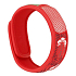 Parakito Repellent mosquito bracelet Graphic Hawaii red natural, refillable, waterproof, protection 24h / day - 15 days for refill + two refills