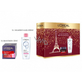 Loreal Paris Revitalift Laser X3 day cream against skin aging 50 ml + micellar water for dry and sensitive skin 200 ml, cosmetic set