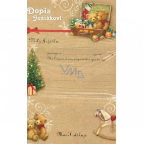 Ditipo Letter to Santa's teddy bear 195 x 290 mm