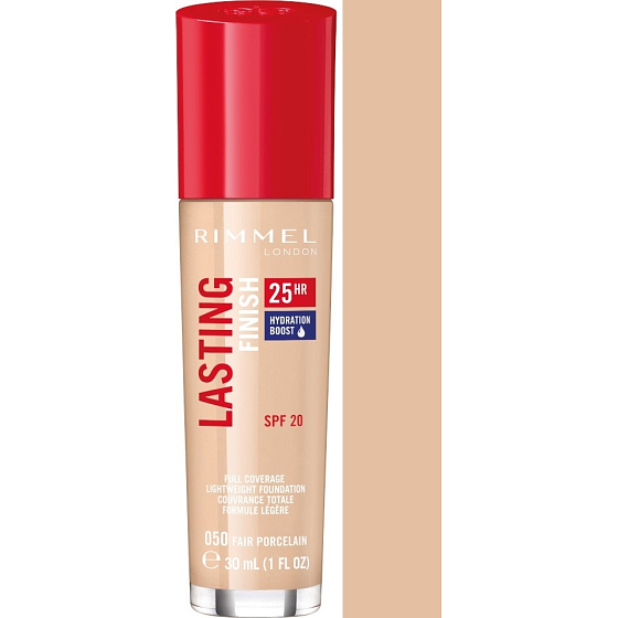 Rimmel London Lasting Finish 25H Foundation 050 Porcelain 30 ml