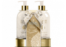 Grace Cole Warm Vanilla & Sweet Almond hand soap 300 ml + hand and nail cream 300 ml, cosmetic set for women