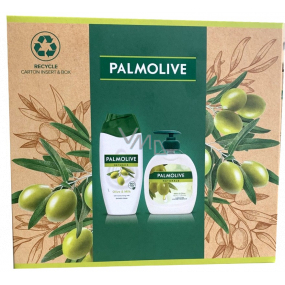 Palmolive Naturals Olive & Milk shower cream 250 ml + liquid soap 300 ml, cosmetic set