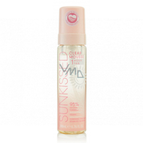 Sunkissed Clear Mousse 1 Hour Tan clear self-tanning mousse 200 ml