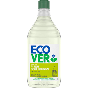 Ecover Lemon and Aloe Vera Liquid Dishwashing Detergent, 450 ml