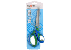 Spoko Comfort office scissors asymmetric green-blue 21 cm