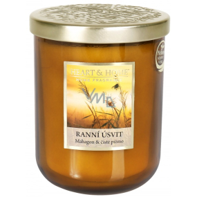 Heart & Home Morning Dawn soy scented candle large burns up to 75 hours 320 g