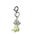 Angel dancing pendant with wings yellow skirt 14 x 24 mm 1 piece