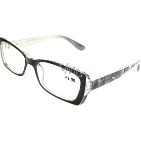 Berkeley Reading dioptric glasses +1.0 plastic black 1 piece MC2249