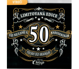Nekupto card 50 years anniversary 150 x 150 mm Limited edition Happy Birthday