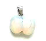 Opalit Apple of Knowledge pendant synthetic stone 1,5 cm, stone of wishes and hopes