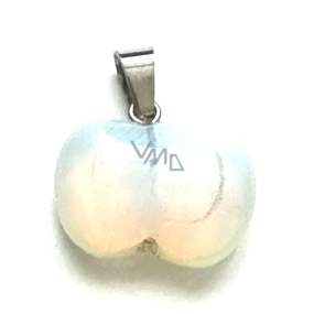 Opalit Apple of Knowledge pendant synthetic stone 1,5 cm, stone of wishes and hopes