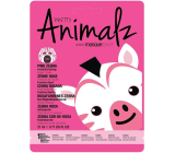 MasqueBar Pretty Animalz Pink Zebra Textile Nourishing Face Mask 21 ml