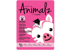 MasqueBar Pretty Animalz Pink Zebra Textile Nourishing Face Mask 21 ml