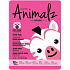 MasqueBar Pretty Animalz Pink Zebra Textile Nourishing Face Mask 21 ml