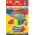 Colorino Crayons triangular 18 colours + pencil sharpener