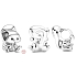 Charm Sterling silver 925 Squirrel, bead for bracelet, animal