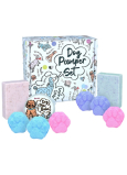 Bomb Cosmetics Pampering set paw tablets 6 x 30 g + shampoo 2 x 95 g + balm 30 g, gift set for dogs