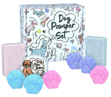 Bomb Cosmetics Pampering set paw tablets 6 x 30 g + shampoo 2 x 95 g + balm 30 g, gift set for dogs