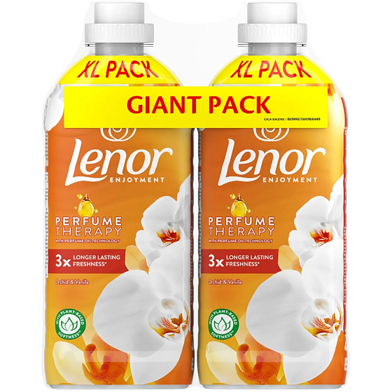 Lenor Vanilla Orchid & Gold Amber orchid, vanilla and amber fabric softener 2 x 48 doses, duopack