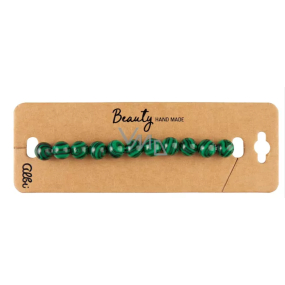 Albi Malachite imitation green elastic bracelet 1 piece