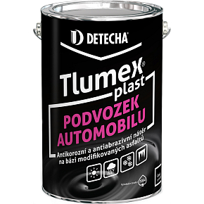 Tlumex Plast anti-corrosive paint for cars and chassis, black, 4 kg