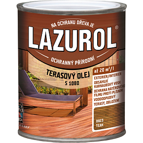 Lazurol s1080 terrace oil teak, 750 ml Lazurol s1080 terrace oil teak, 750 ml